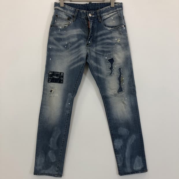 디스퀘어드2 디스트로이트 데님진 30 인치