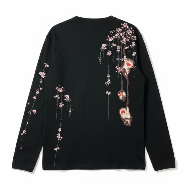 Script 花旅楽団 Monkey Kitch Long Sleeve - L