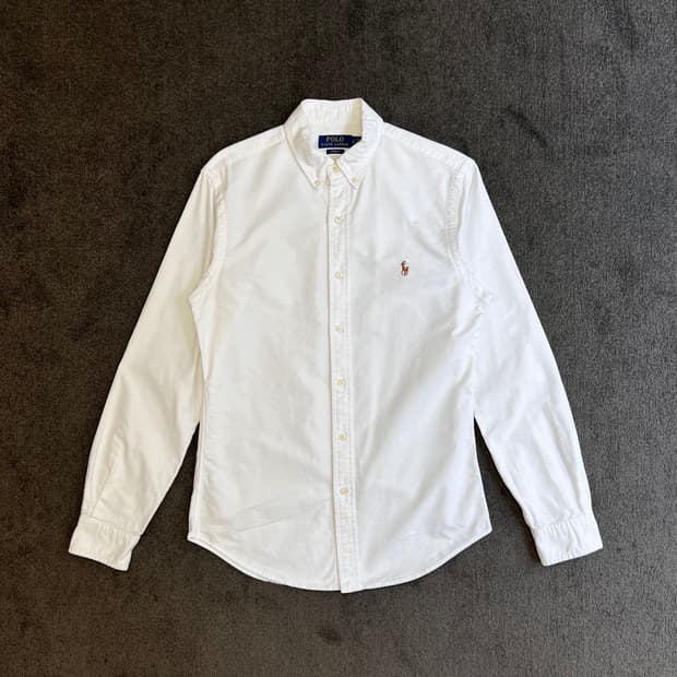 폴로 랄프로렌 화이트 옥스포드 셔츠