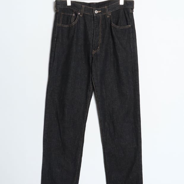 90's UNIQLO Chacoal Denim Pant (32)