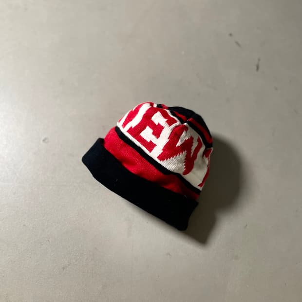 80‘s 빈티지 Knit Logo Beanie 