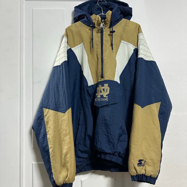 스타터 노트르담 파이팅 아이리쉬 아노락