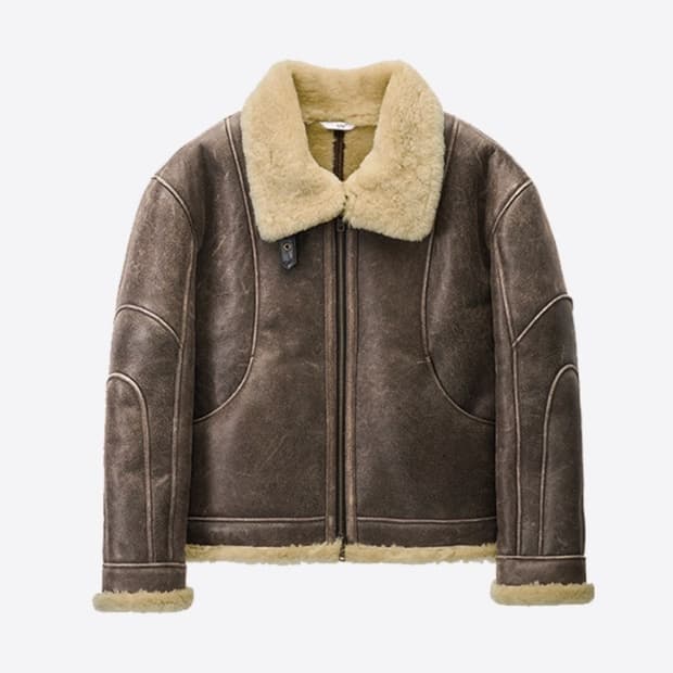 stu 레이어드 포켓 무스탕 (새상품)