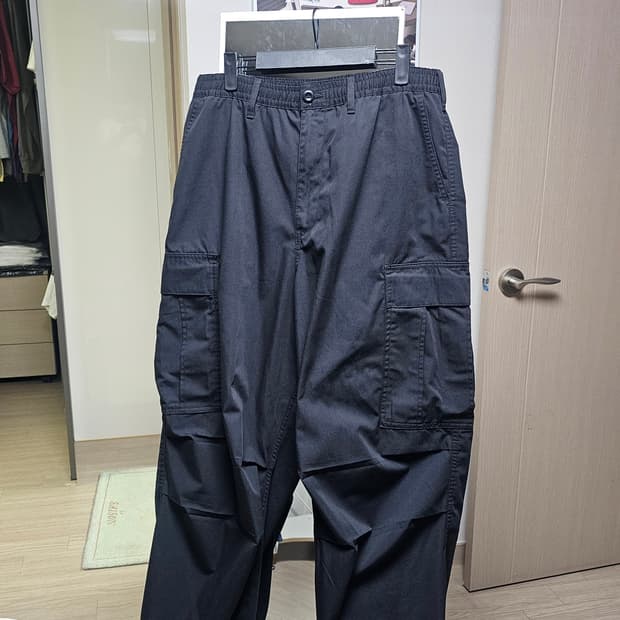 gu 슈퍼 와이드 카고 팬츠 L