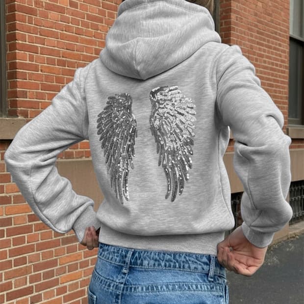 Subdued 섭듀드 엔젤 후드집업 xs