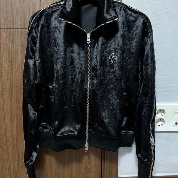 써저리 벨벳 사이드 트랙자켓 