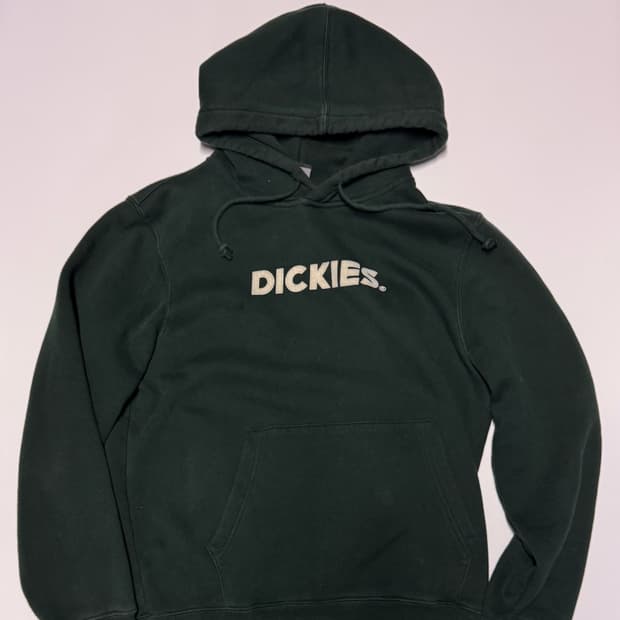 디키즈 Dickies 올드스쿨 스펠 아웃 그린 후드티 L