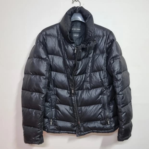 엠포리오 아르마니 사선 구스 자켓 L