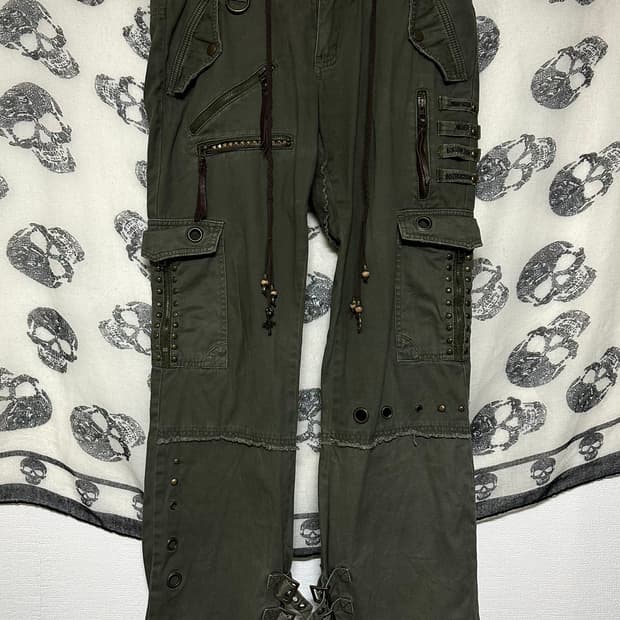 (MPH) ethnic strap cargo pants (Midas)