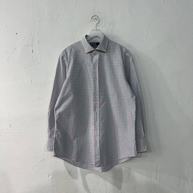 폴로랄프로렌 잔체크 셔츠 M