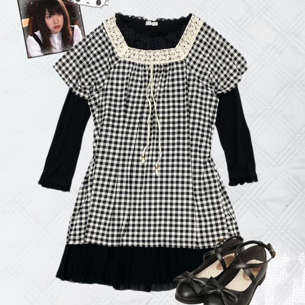 ꒰ঌ 엑시즈팜 무채색 모리걸 세트 🐈‍⬛ ໒꒱