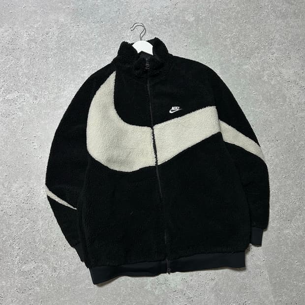 나이키 빅스우시 리버시블 양면 플리스 집업