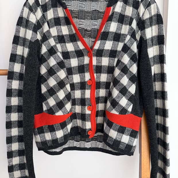 SJSJ 캐시미어 함유 울 가디건