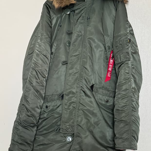 알파인더스트리 n-3b 슬림핏 S 세이지