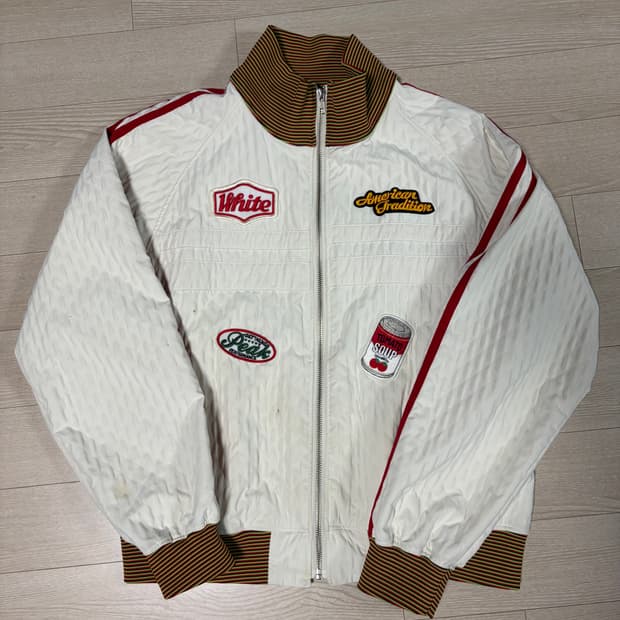 블루썬플라워 hotfix racing zip-up