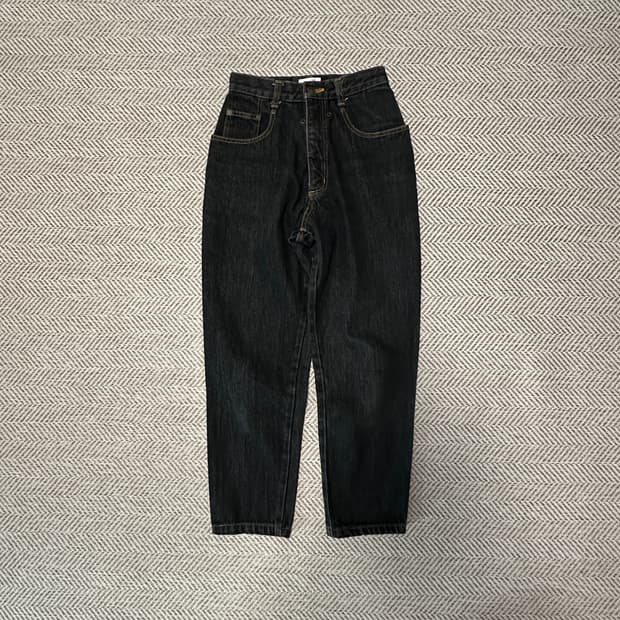 MOSCHINO woman black denim pants