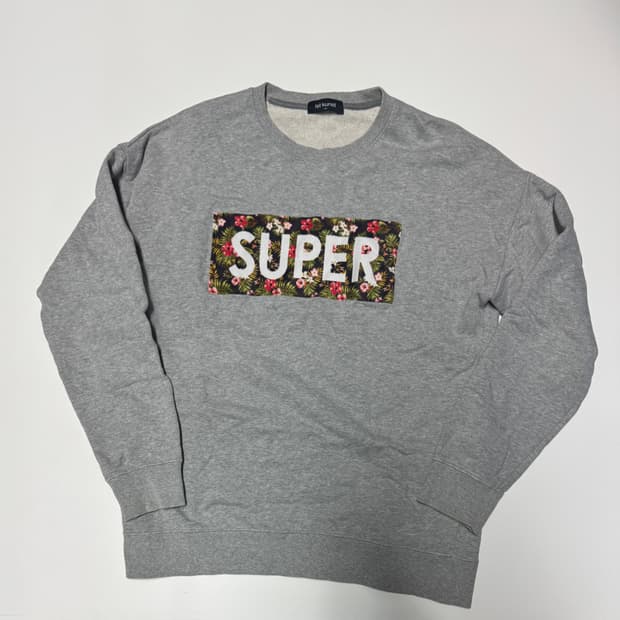 이스트쿤스트 슈퍼 플라워 프린팅 스윗 맨투맨 L