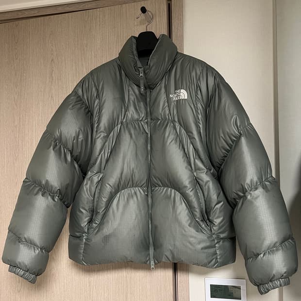 XL,카키) 노스페이스 화이트라벨 웨이브 RDS 다운 자켓