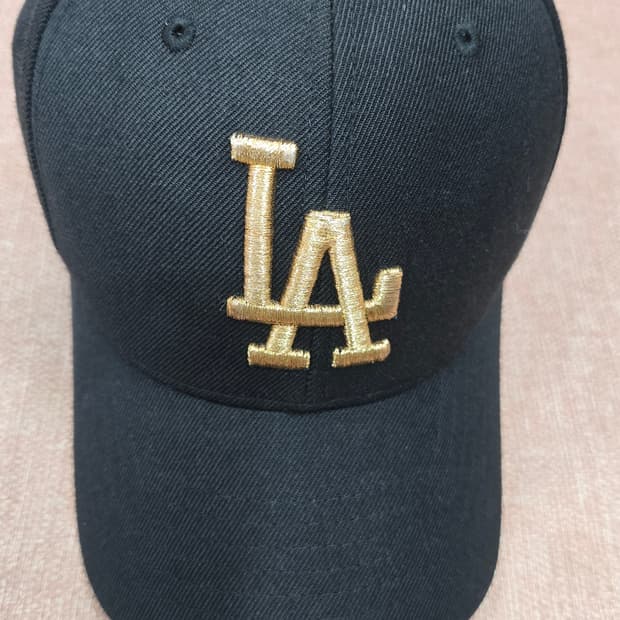 MLB 메탈 로고 커브조절캡 LA