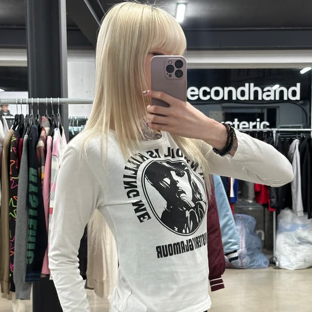 히스테릭 글래머 긴팔 슬리브