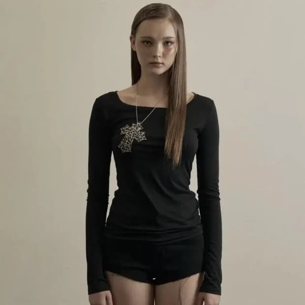 일리오 레오파드 롱슬리브