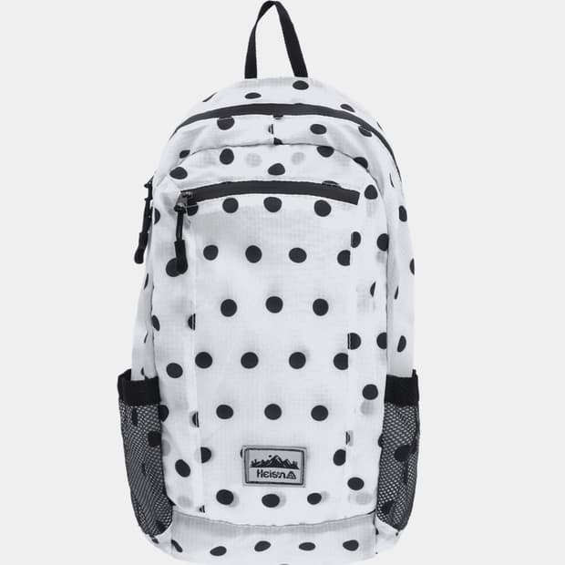 하이산 도트 백팩 화이트