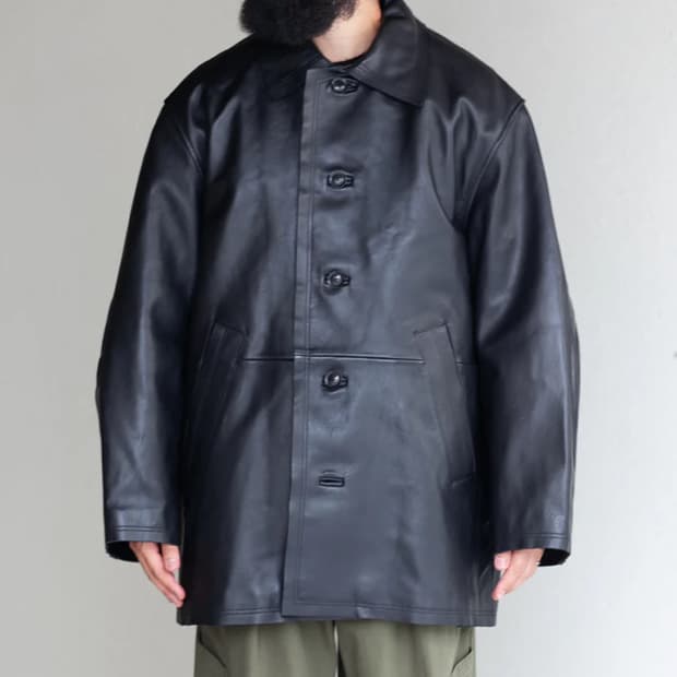 [2] yoke tokyo 요크 컷오프 레더자켓