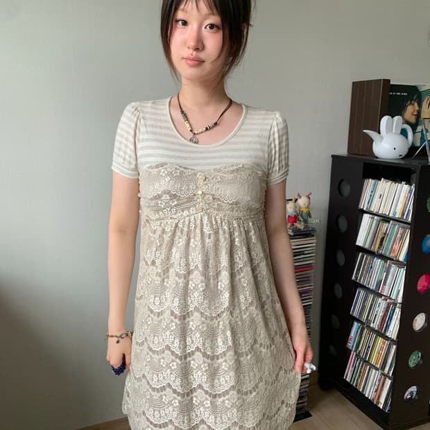 ethnic lace dress