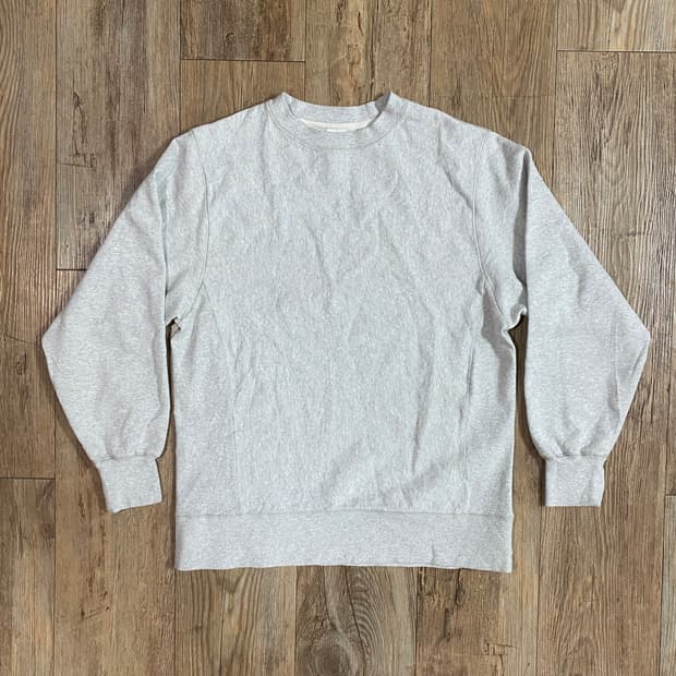 코엔 coen 헤비 웨이트 리버스위브 스웻셔츠 맨투맨 그레이 L