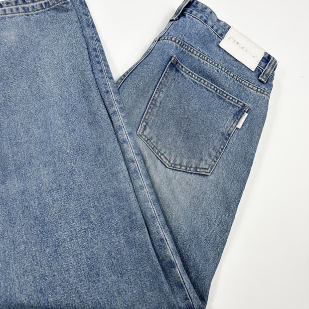 플랙진 x 런업 스트레이트 데님팬츠 (33인치)