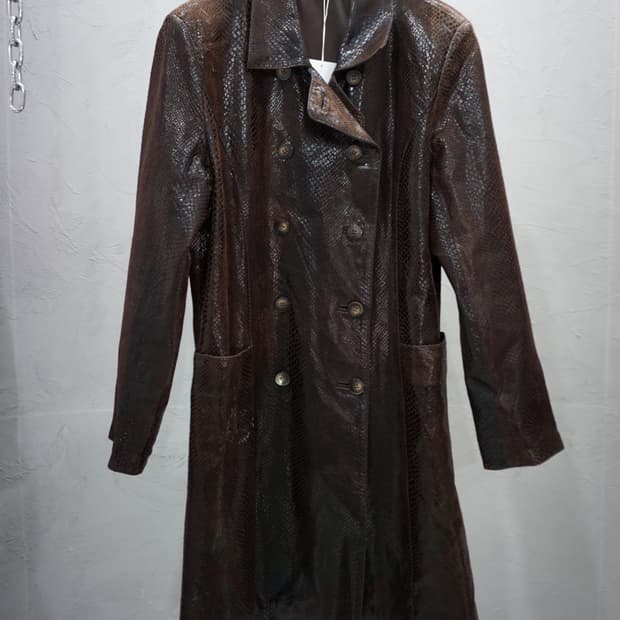 Leather Long Jacket