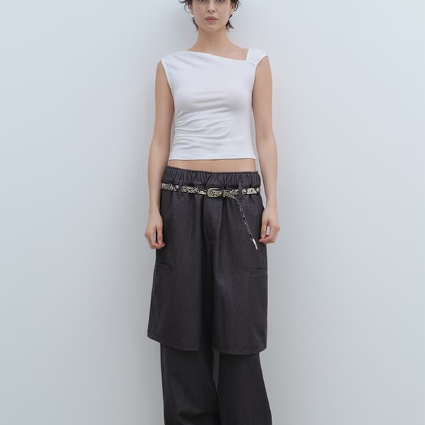 밀로우먼 레이어 와이드 트라우저