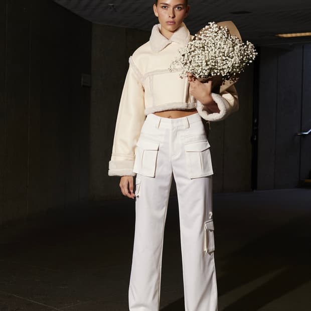 민아송 포켓 팬츠