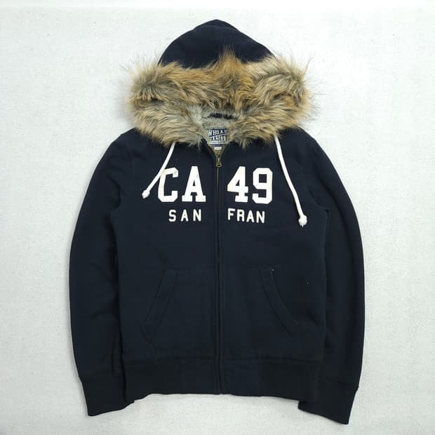 후아유 울프죠 후드 집업 M