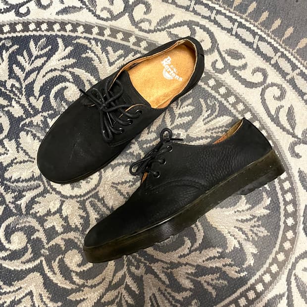 닥터마틴 코로나도 블랙 레더 슈즈