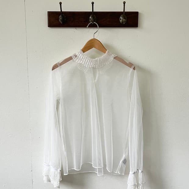 apres jour 시스루 레이스 탑