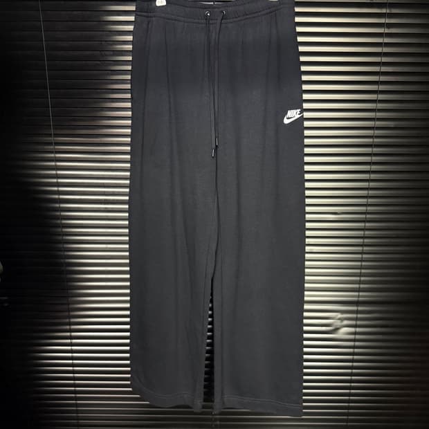 나이키 와이드 스웻팬츠 면 코튼 바지 트레이닝 요가 런닝 헬스 M 95 