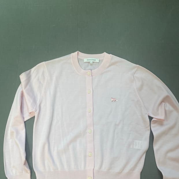 메종키츠네 베이비폭스 여름 가디건 