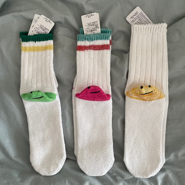 (새상품) 캐피탈 스마일 양말