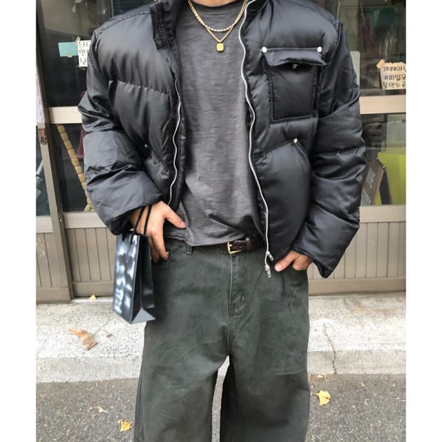 뉴치프시크 패딩 원가 9 블랙