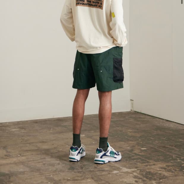 Ends and means 유틸리티 쇼츠 그린 L사이즈