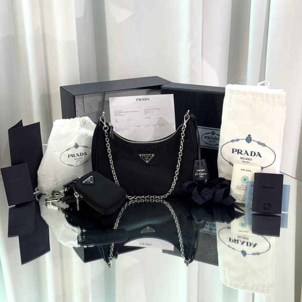 [풀구성] 프라다 리나일론 2005 리에디션 테수토 호보백 