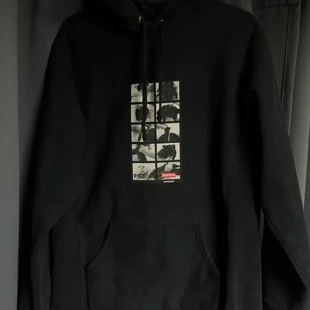 [정품] 슈프림 스모 블랙 후드티 100
