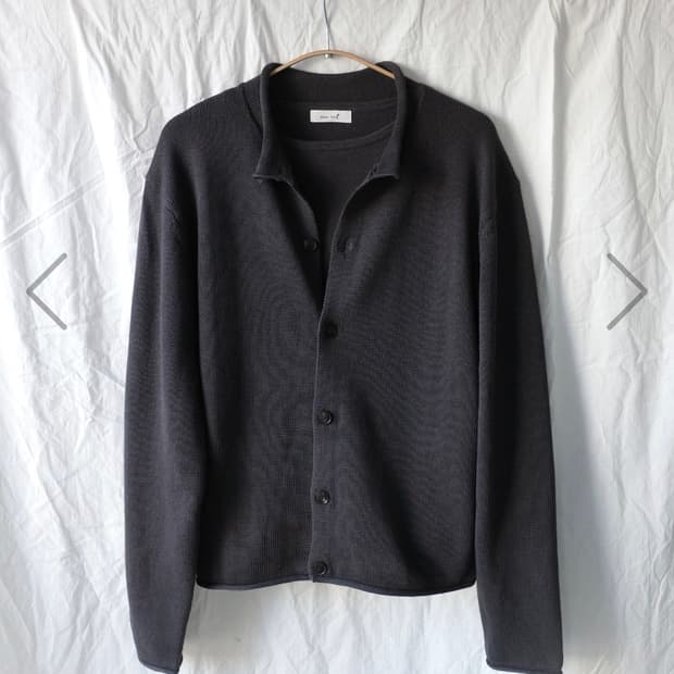씨솔트 가디건 차콜 브라운2