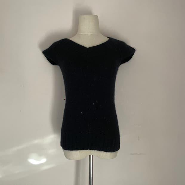 빈티지 니트 페어리 니트 양산형 달천깔 오네갸루 히메갸 stc 블랙페어리