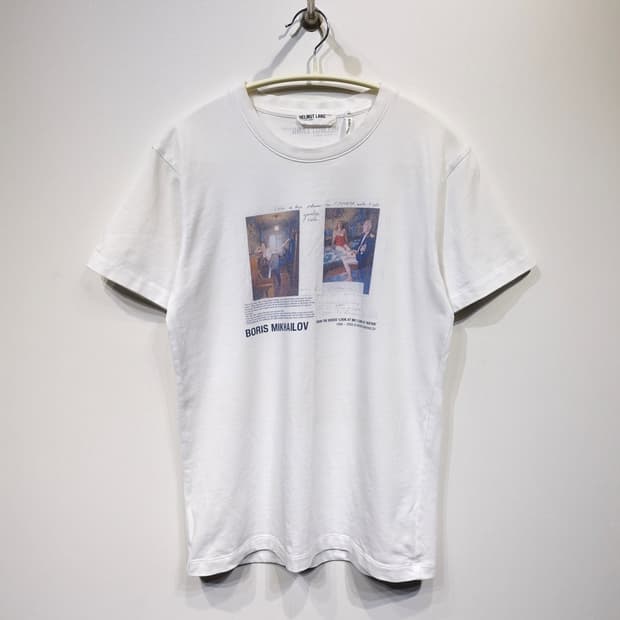 HELMUT LANG 헬무트랭 아티스트 콜라보 반팔티셔츠