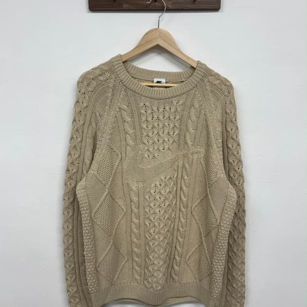 [XL] 나이키 빅스우시 케이블 크루넥 니트 스웨터