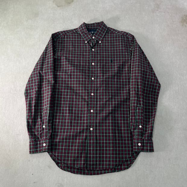 100 폴로랄프로렌 빈티지 체크 셔츠