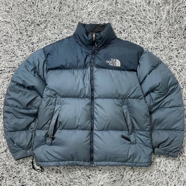 노스페이스 눕시 애쉬블루 패딩
