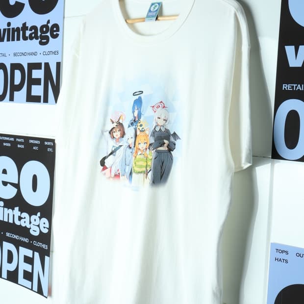(XL-2XL) 디스커스 애슬레틱 반팔 티셔츠 블루아카이브-H30039